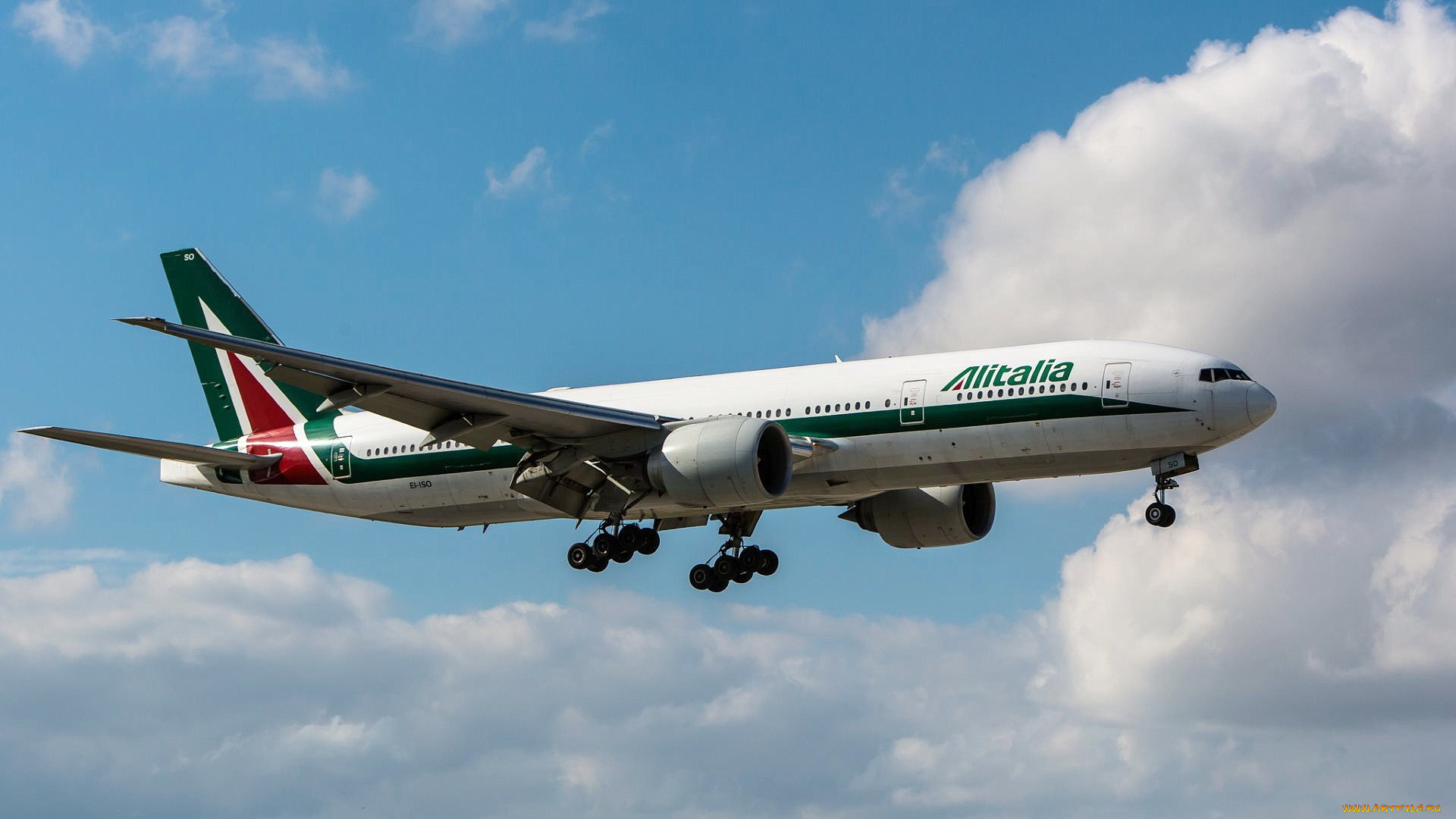 airliner boeing 777 of alitalia, ,  , , , , 